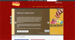 Desktop Screenshot of elegantcards.co.uk