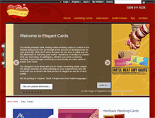 Tablet Screenshot of elegantcards.co.uk